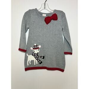 Gymboree sweater dress 18-24M NWT deer